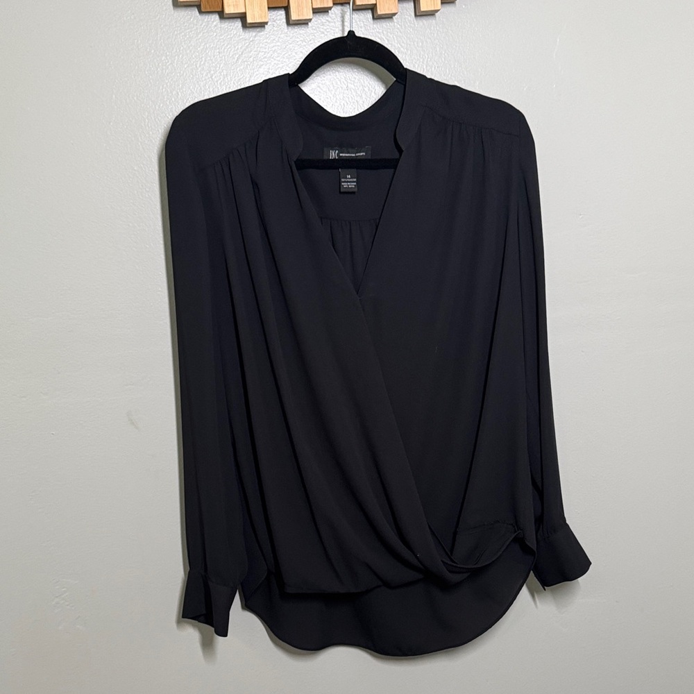 Elegant Black Women's Blouse